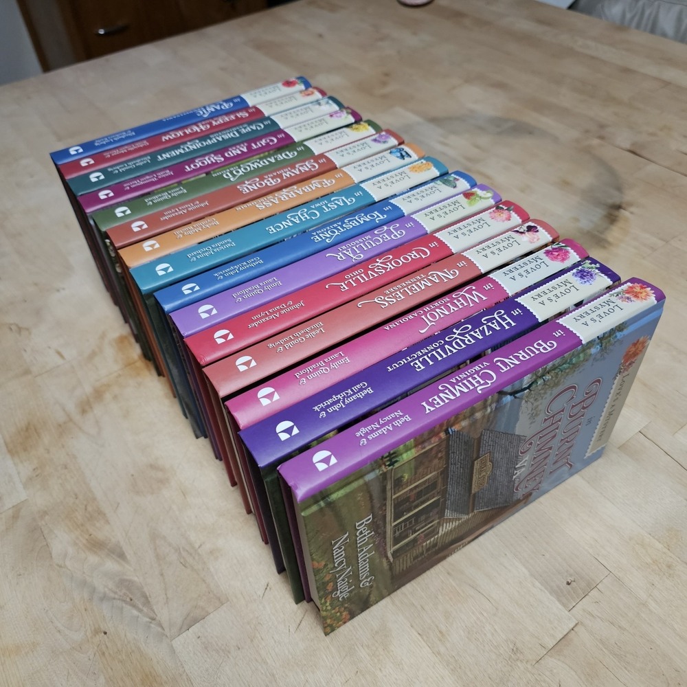 Love's A Mystery Hardcover Books Lot of 15 Guideposts